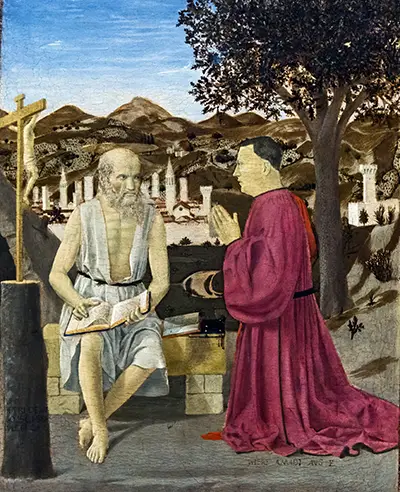 St Jerome and a Donor Piero della Francesca